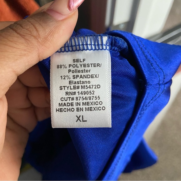 💜30% off sale💜 Fashion Nova | Blue satin mini dress - Picture 9 of 9